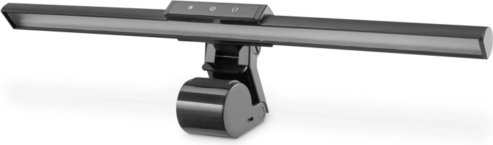 LED-monitorlamp met bevestiging, 5W, 250 lm zwart