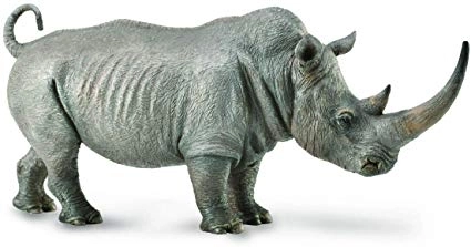 Beeldje van de Witte Neushoorn door CollectA