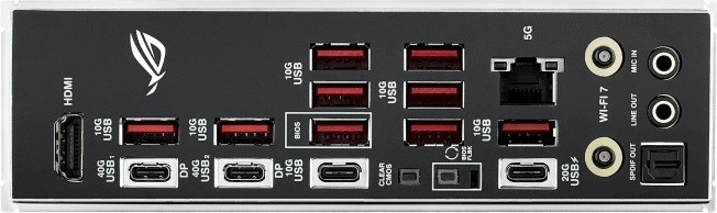 Extreme connectiviteit: 2× USB4, Wi‑Fi 7 en 5GbE