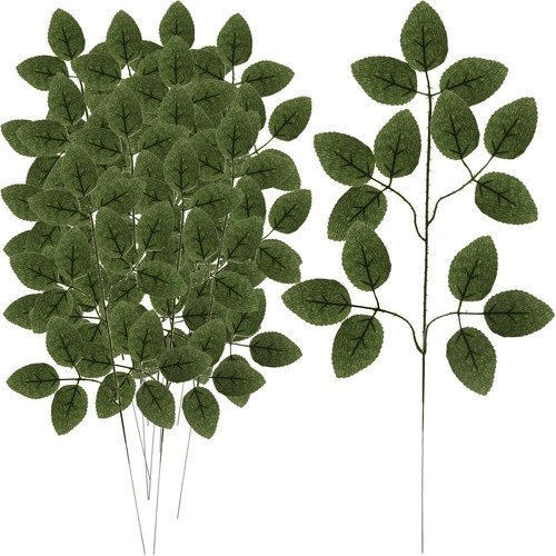Set kunstrozenbladeren 51 × 25 cm, 12 stuks