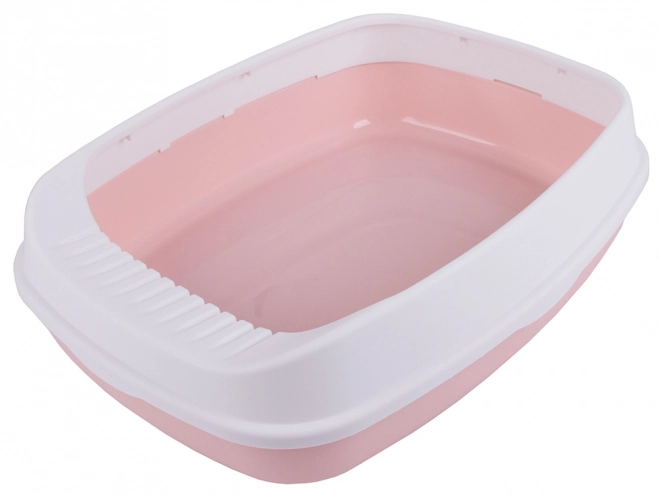 Open kattentoilet met rand en schep groot