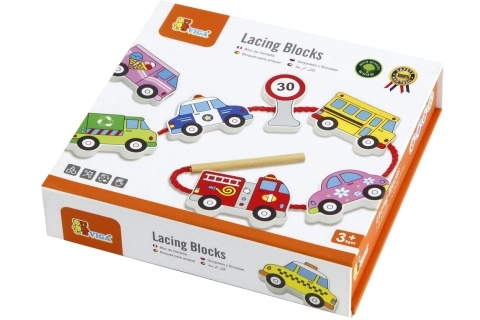 Wooden Transportation Stringing Toy