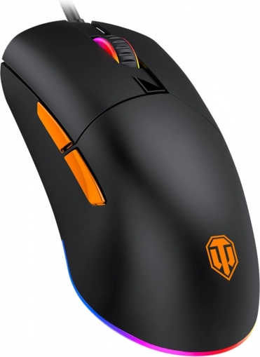 Gaming-Maus mit Kabel INTRUDER WT200 ultraleicht – limitierte WORLD OF TANKS Edition