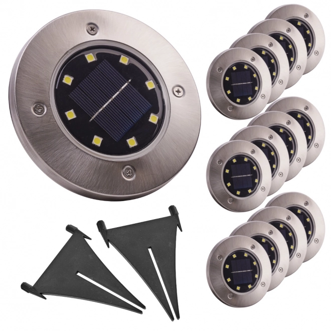 Zonne-tuin LED verlichting - 12 stuks