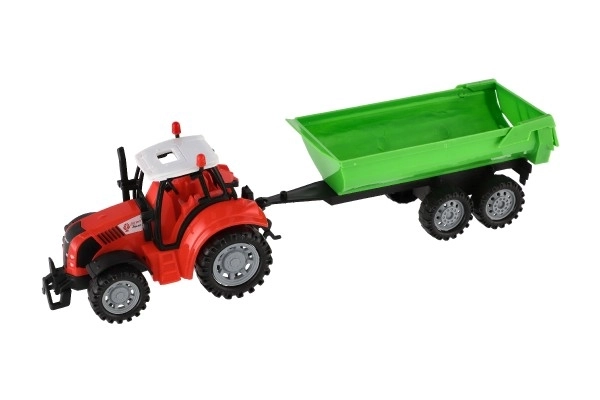 Tractor met aanhanger voor kinderen