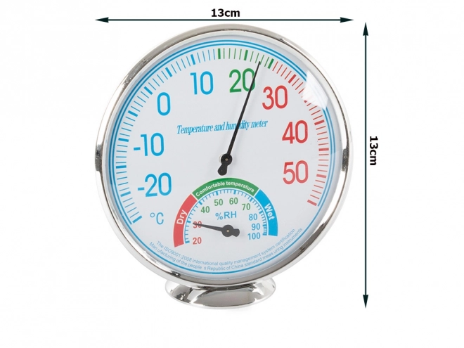 Analoge kamerhygrometer met thermometer