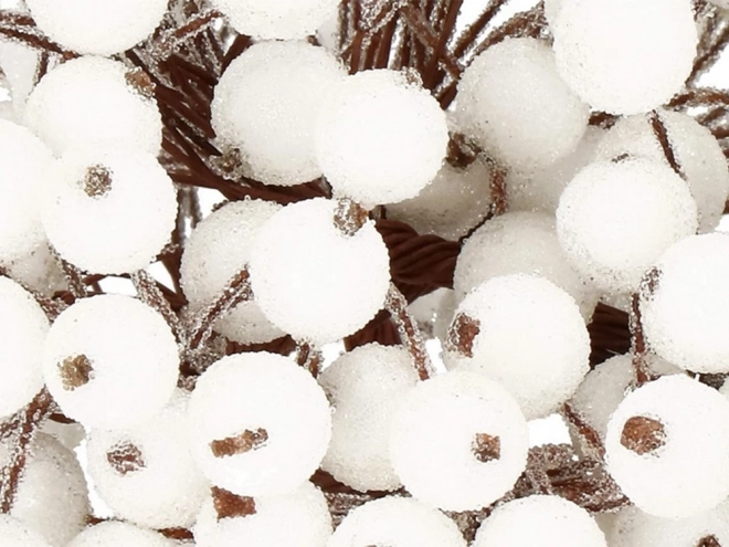 Kerstversieringen Rowan Frosted White 5 st