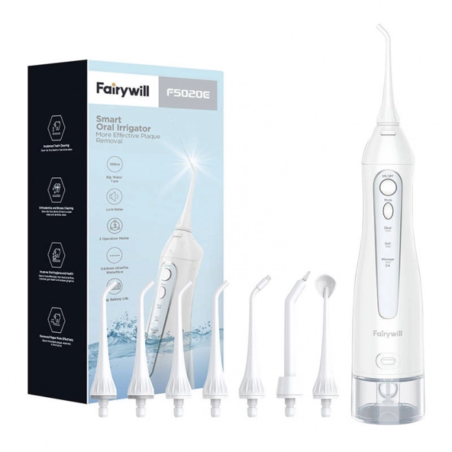 Mondspoeler FairyWill 5020E wit