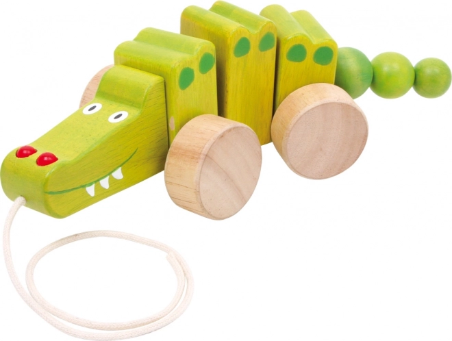 Houten Trek-Krokodil Small Foot