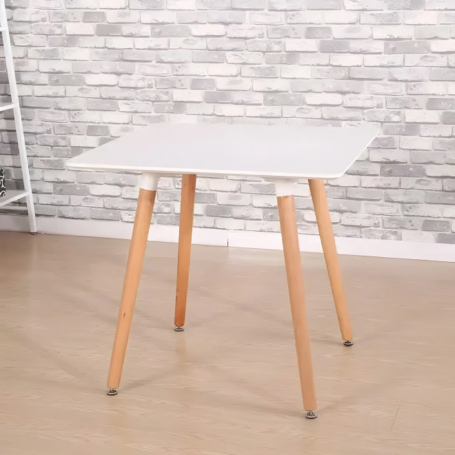 Moderne houten vierkante keukentafel 80x80 cm