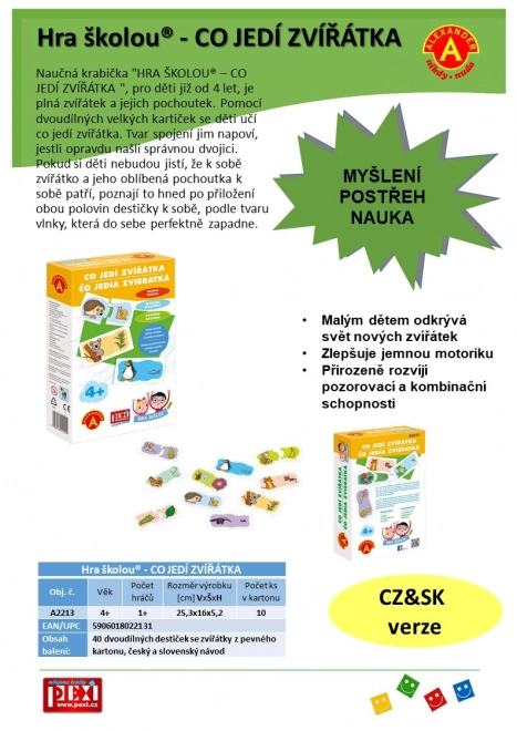 Jeu scolaire® - QUE MANGENT LES ANIMAUX