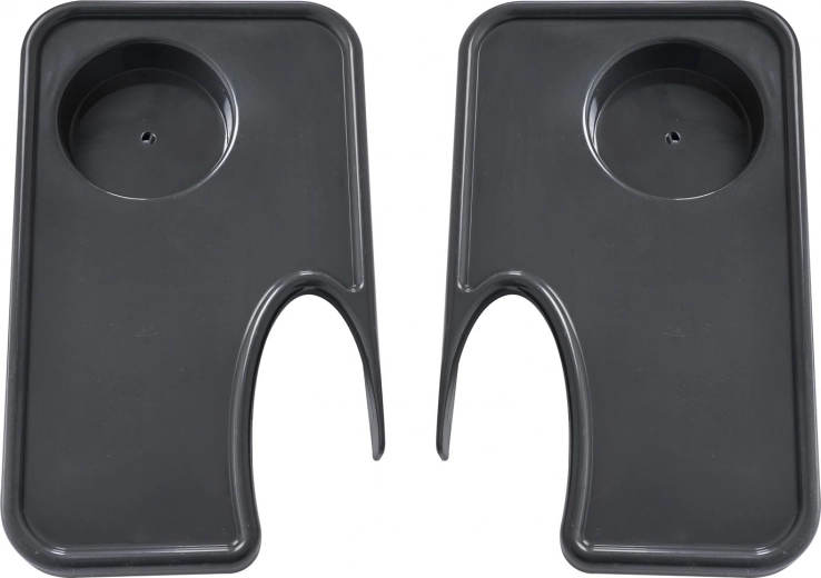 Stable shelf with cup holder