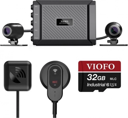 Motorradkamera VIOFO MT1 mit Wi‑Fi und GPS (Dual‑1080p)