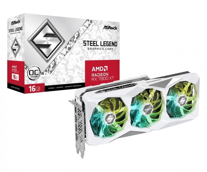 Grafische kaart Radeon RX 7800 XT Steel Legend OC 16G