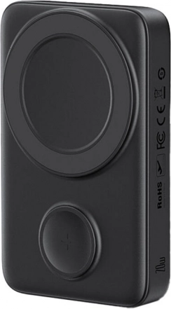 magnetische powerbank voor Apple met houder MCDODO 10000 mAh, 20 W, zwart
