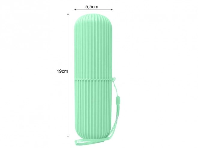 Étui de voyage pour brosse à dents et dentifrice