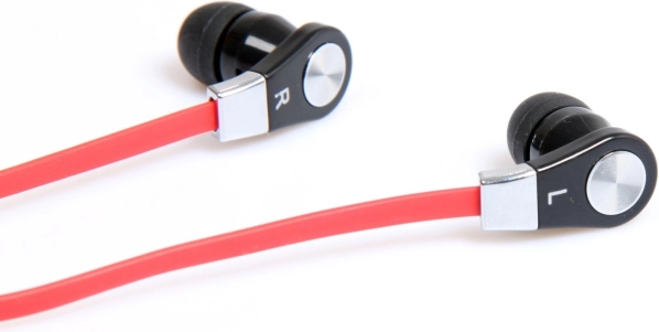 MAGICSOUND DS-2 Headphones with Microphone Black-Red