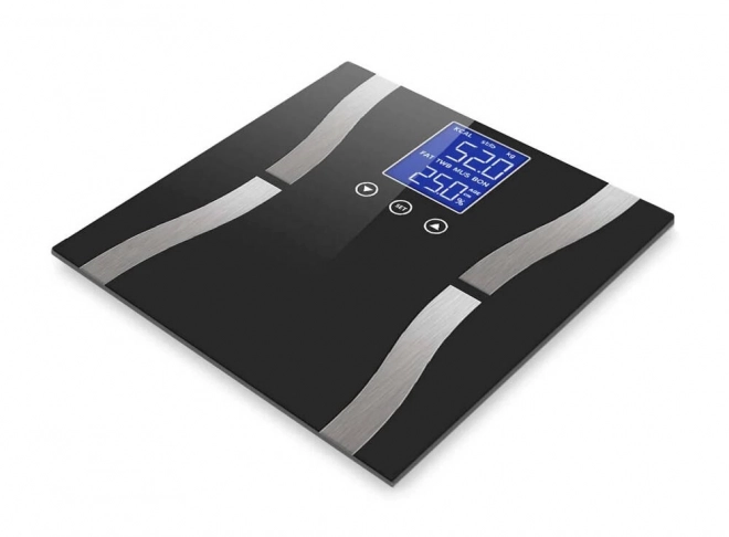 Balance de salle de bain en verre analytique 180kg avec écran LCD