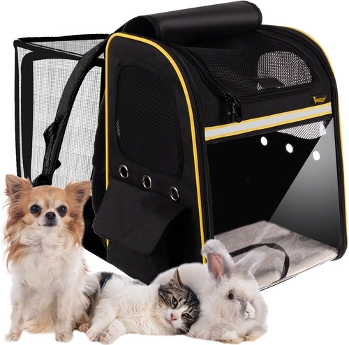Purlov Backpack Carrier for Pets with Panoramic Window