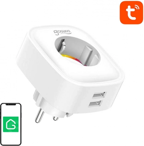 Slimme WiFi-stopcontact Gosund SP112 met 2x USB, 16A, Tuya