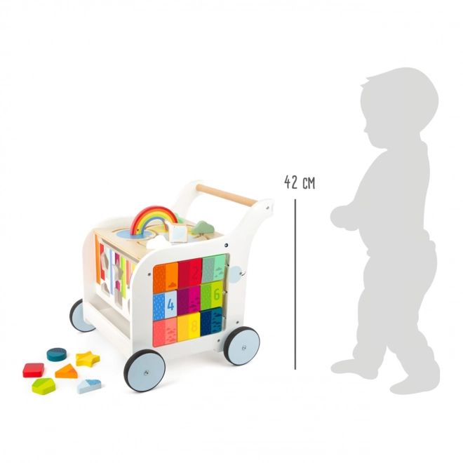 Houten loopwagen Olifant van Small Foot