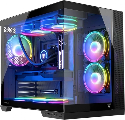 Volcano panorama apex ARGB 7F midi – boîtier PC gris