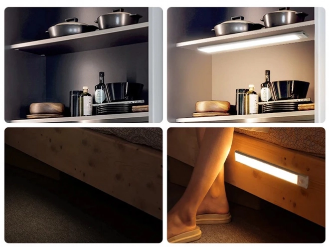 LED-Unterbauleuchte mit USB-Anschluss und Bewegungsmelder