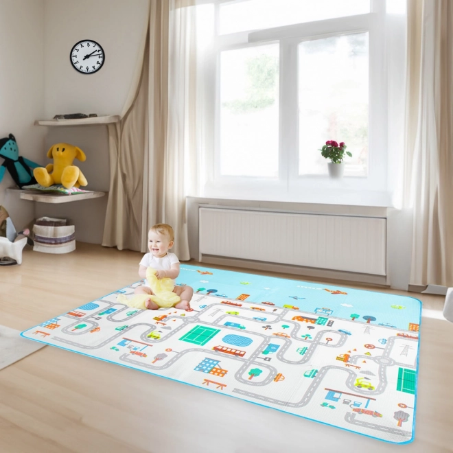 Faltbare Spielmatte Stadt 180 x 200