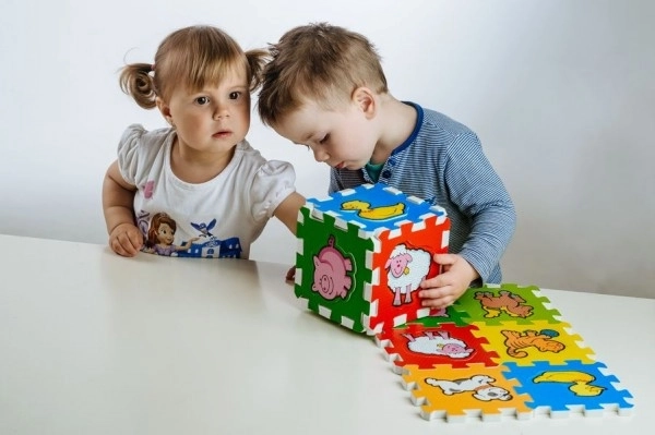 Schuimpuzzel mijn eerste dieren