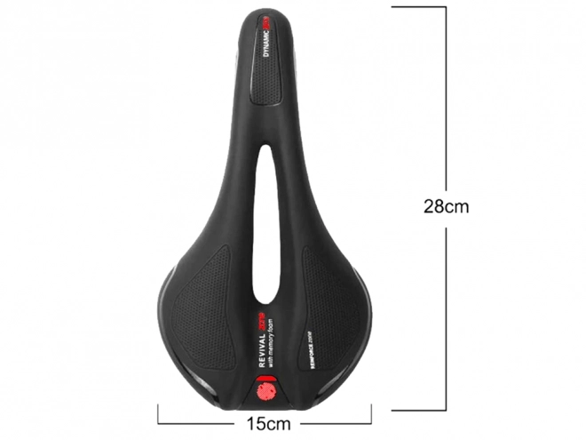 Comfortabel sportzadel voor de fiets met schuimvulling