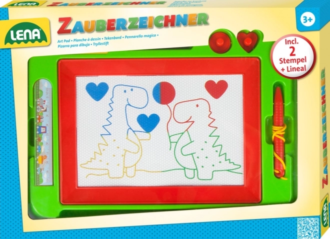 Kleurrijk magnetisch bord Lena