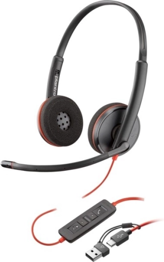 Kopfhörer Blackwire USB-A/C Schwarz