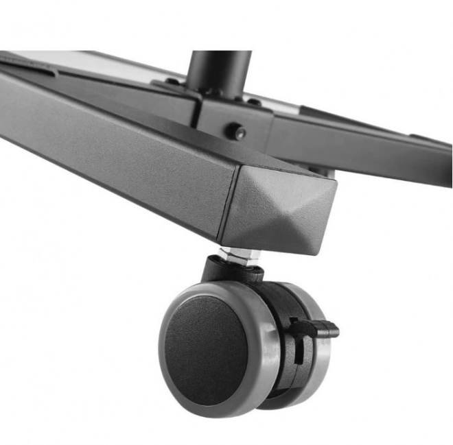 Mobiele metalen tafel voor projector en laptop
