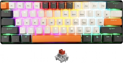 Mechanische Tastatur ZONE 61 mit Red-Schaltern