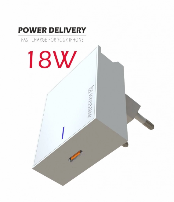 Lader Swissten iPhone 3.0 18W Power Delivery - wit