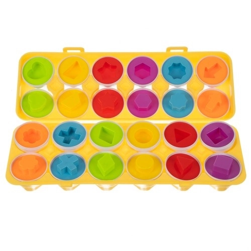 Kinderpuzzel Eieren 12 stuks Kruzzel 22674