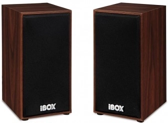 Holz-Stereo-Lautsprecher 2.0 iBOX SP1, braun