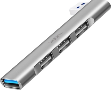 LogiLink USB-hub met 4 poorten met USB 3.0 en USB 2.0