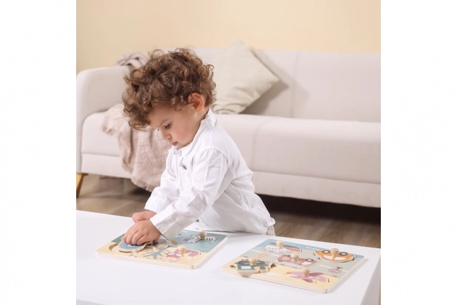 Polar B Animal Puzzle with Handles