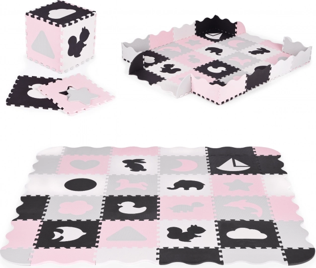 Tapis de jeu en mousse avec parc puzzle 36 pcs ECOTOYS