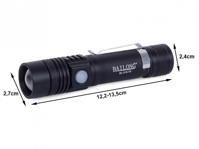 Militaire tactische zaklamp met Cree XM-L T6 LED's