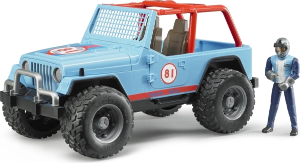 Terreinwagen Bruder Jeep met bestuurder