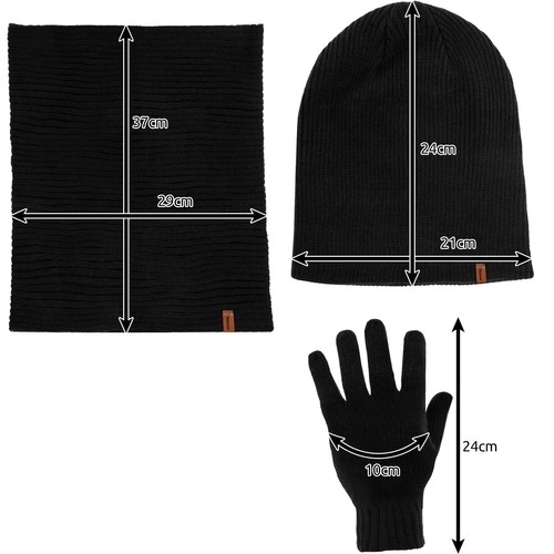 Winterset muts, sjaal en handschoenen Trizand