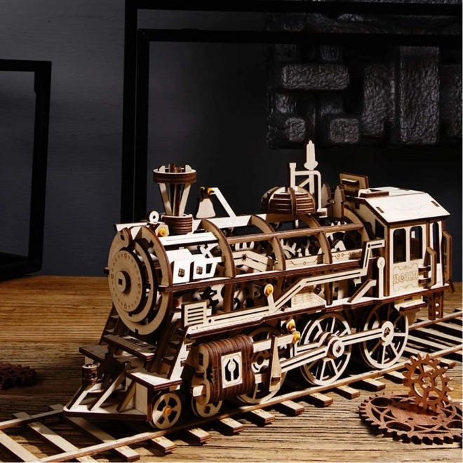 Locomotief - 3D houten bouwpakket