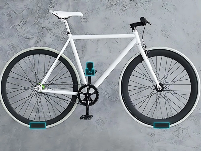 Support mural en métal pour vélo solide jusqu'à 30 kg