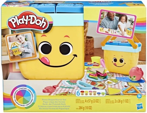 Play-Doh Starters picknick en vormen leren – creatieve set met mand