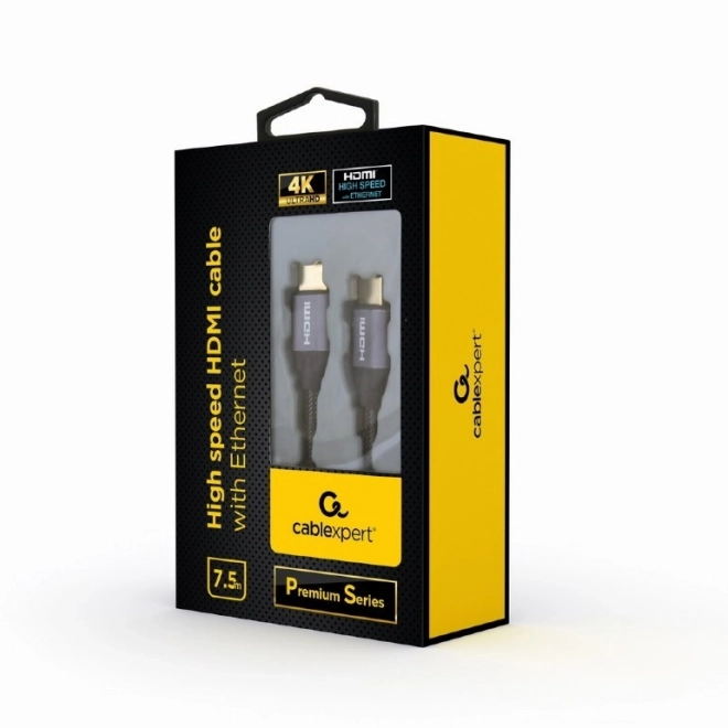 Hogesnelheids Ethernet HDMI-kabel 7,5 m