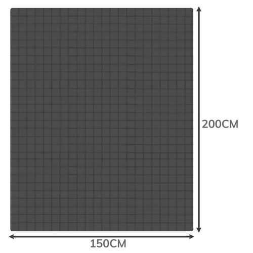 Zwaartekrachtdeken 200x150cm 8kg Ruhhy 19532