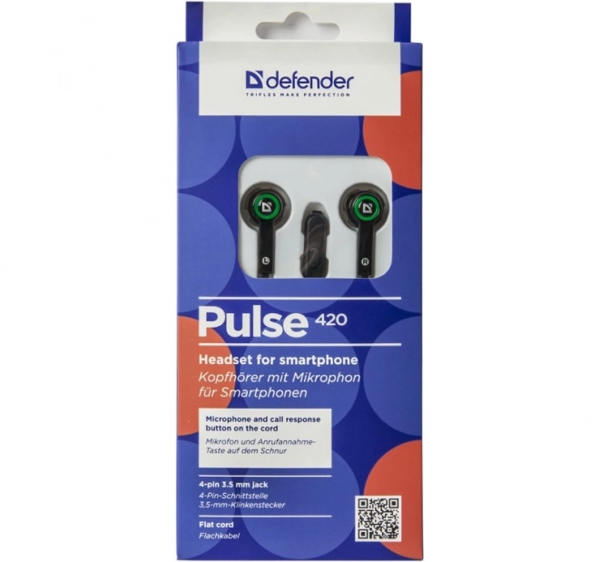 Écouteurs Defender Pulse 420