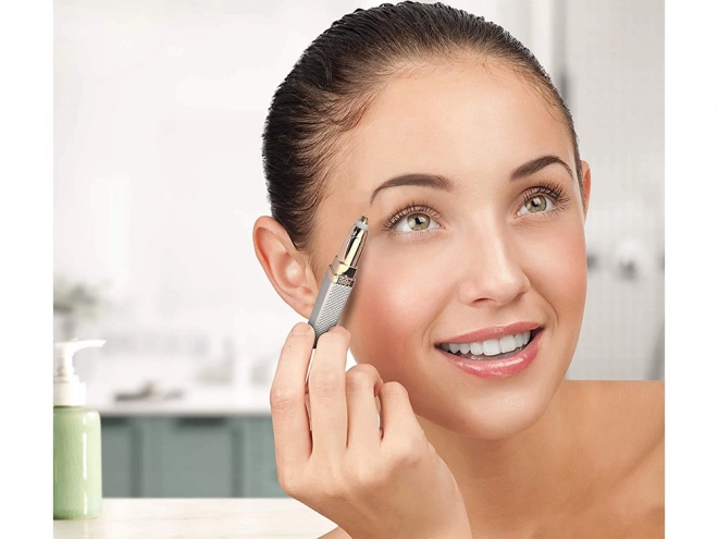 Präziser Augenbrauen-Epilierer und Gesichtstrimmer für Damen